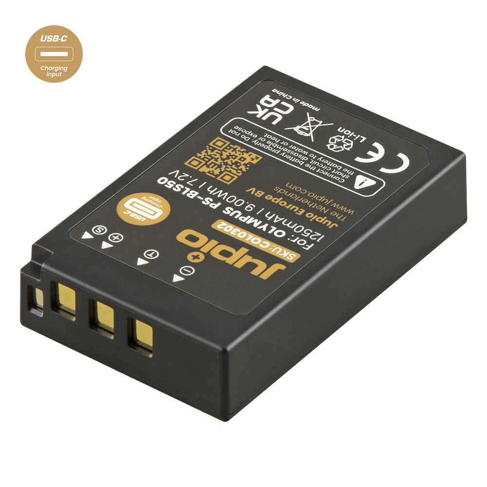 Picture of PS-BLS5 / PS-BLS50 *ULTRA C* (USB-C input) 1250mAh